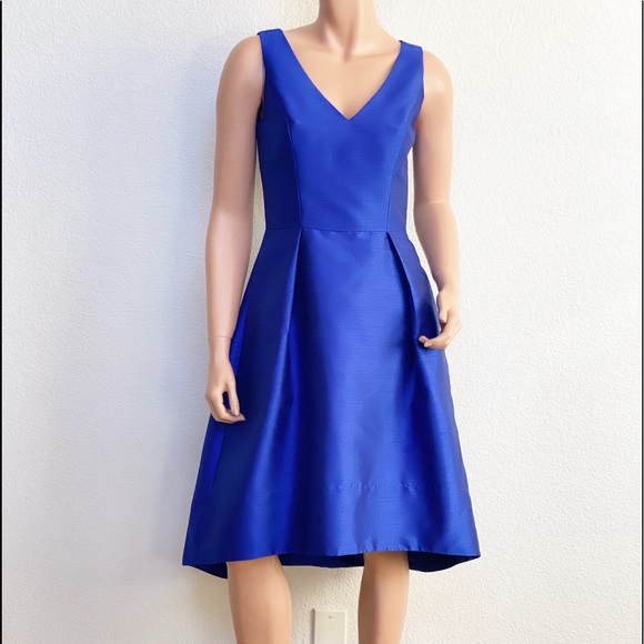 Alfred Sung Royal Blue High-Low Formal Dress - Picture 3 of 15